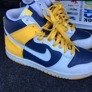 Nike boys 4 women’s 5.5-6 high top dunks